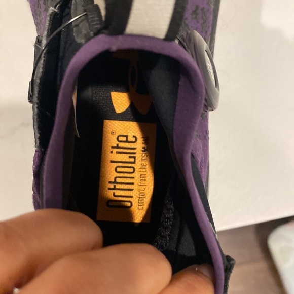 Under Armour UA Fat Tire 2 Running Purple black ortholite comfortable - Picture 11 of 11